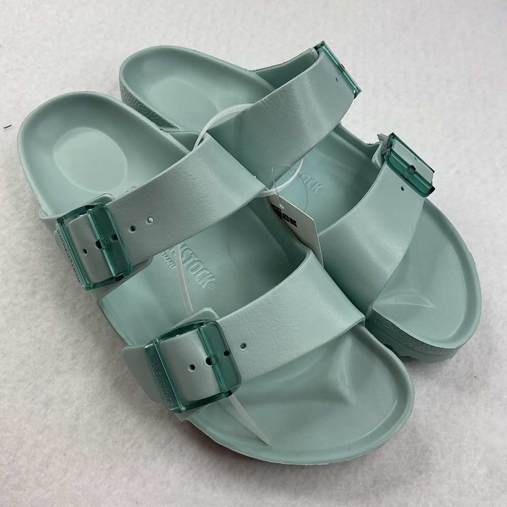 Birkenstock Arizona EVA Sandals Sea Glass Green Mens 5 Womens 7 L7 M5 EU 38